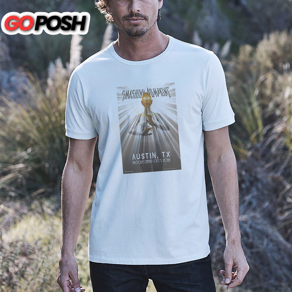 The Smashingpumpkins Tour 2025 Autin TX White Unisex T-shirt