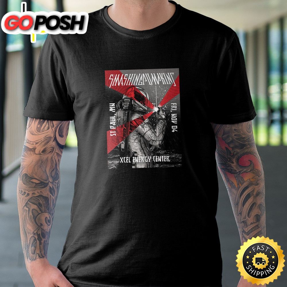 The Smashingpumpkins Tour 2025 November 4th, XCEL Energy Center Unisex T-shirt