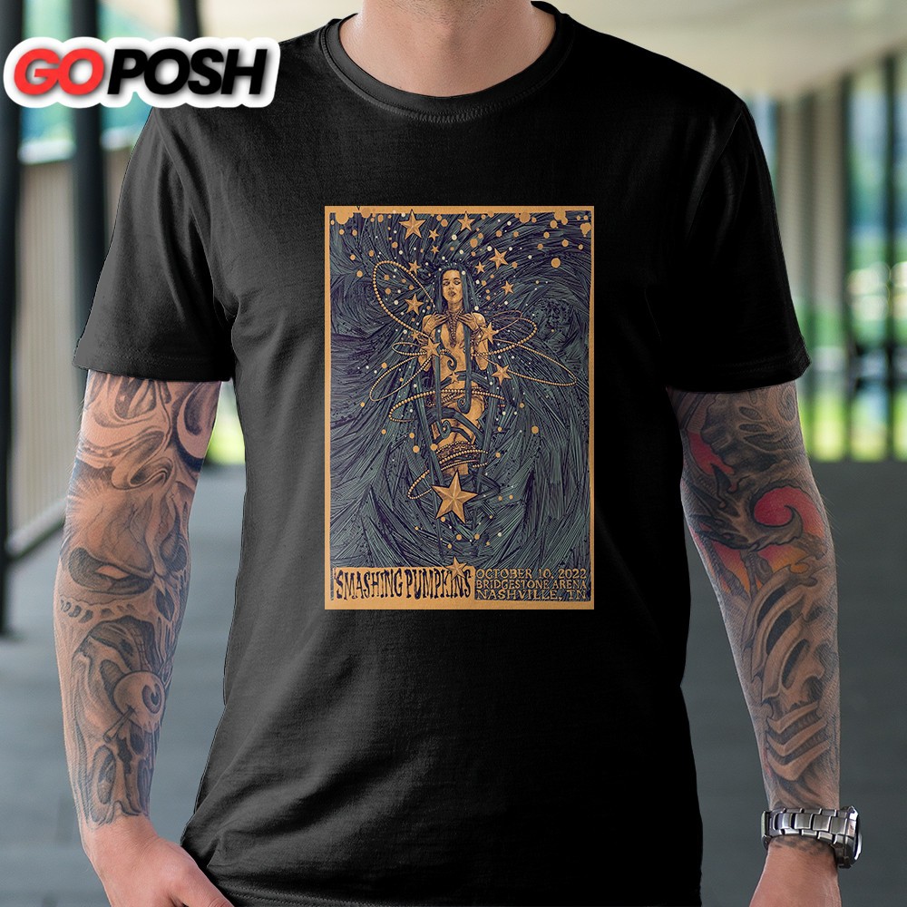 The Smashingpumpkins Tour 2025 October 10 Nashville T-shirt