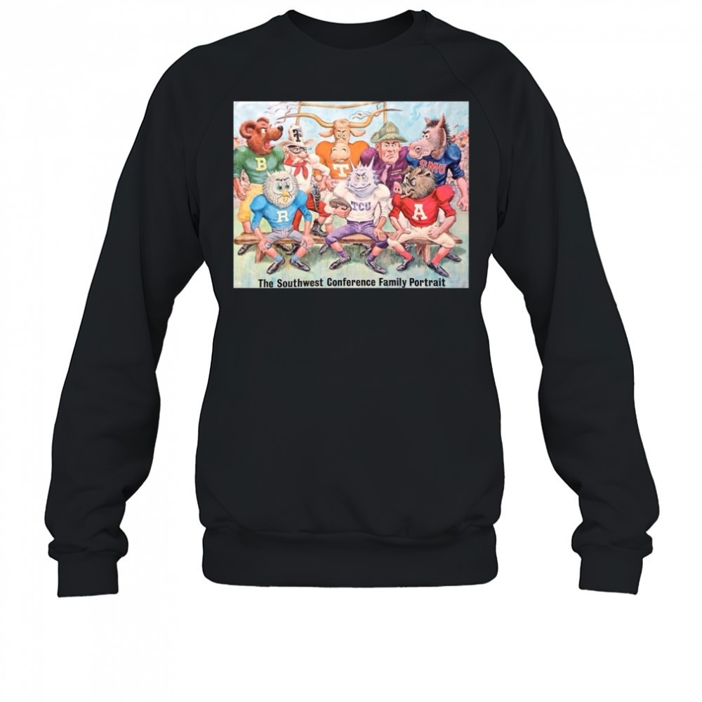 the-southwest-conference-family-portrait-arkansas-baylor-rice-smu-tcu-texas-texa-kjoewfta The Southwest Conference Family Portrait Arkansas Baylor Rice SMU TCU Texas Texas A&M Texas Tech Poster t-shirt