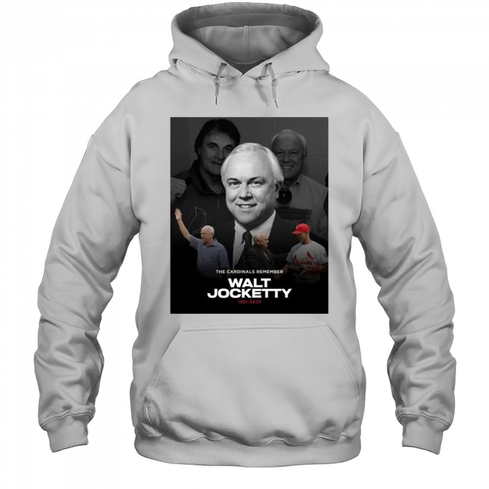 The St. Louis Cardinals Remember general manager Walt Jocketty 1951-2025 t-shirt