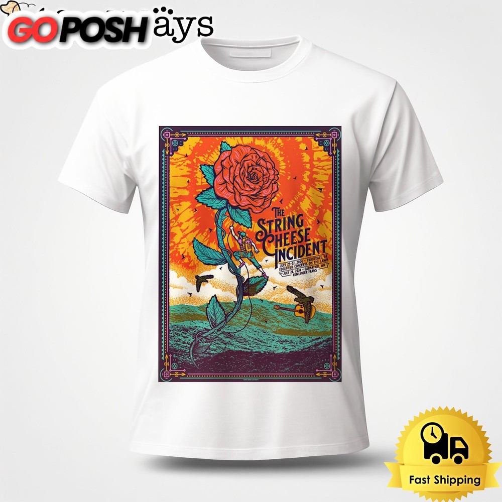 The String Cheese Incident At MGM Music Hall Boston MA On July 25-27 2024 Unisex T-Shirt