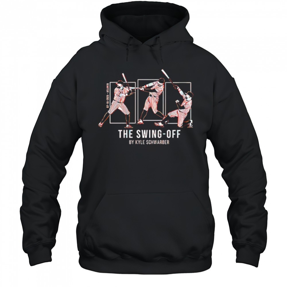 The Swing-off By Kyle Schwarber baseball shirt