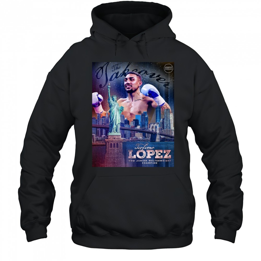 The Takeover Teofimo Lopez WBO Junior Welterweight Champion Poster t-shirt