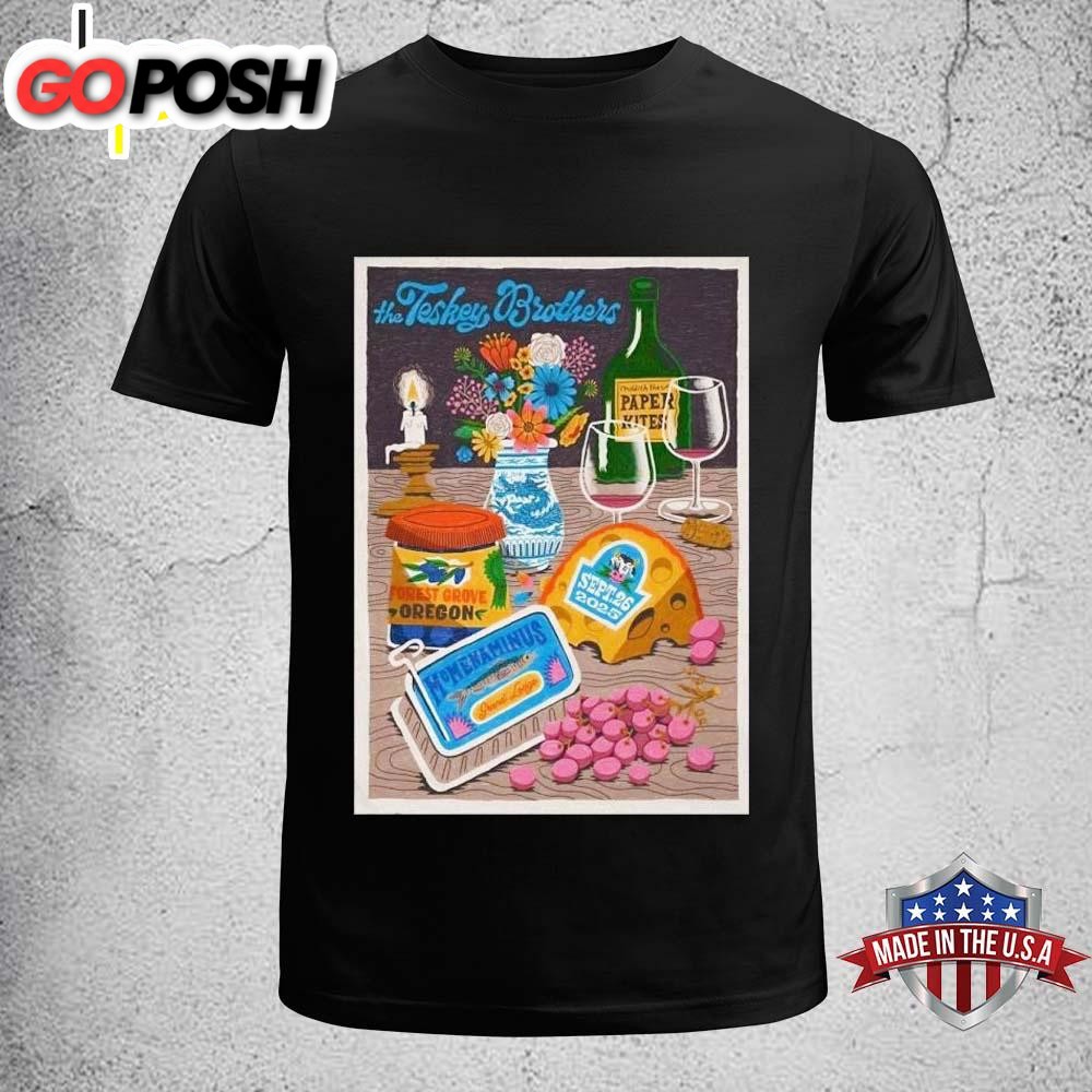 The Teskey Brothers Forest Grove OR On September 26 2025 Unisex T-Shirt