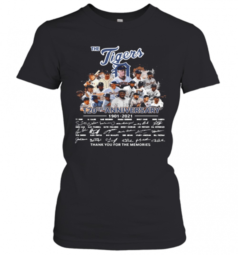 the-tigers-legends-120th-aniversary-1901-2021-thank-you-for-the-memories-signatu-hhhuporp The Tigers Legends 120Th Aniversary 1901 2021 Thank You For The Memories Signatures T-Shirt