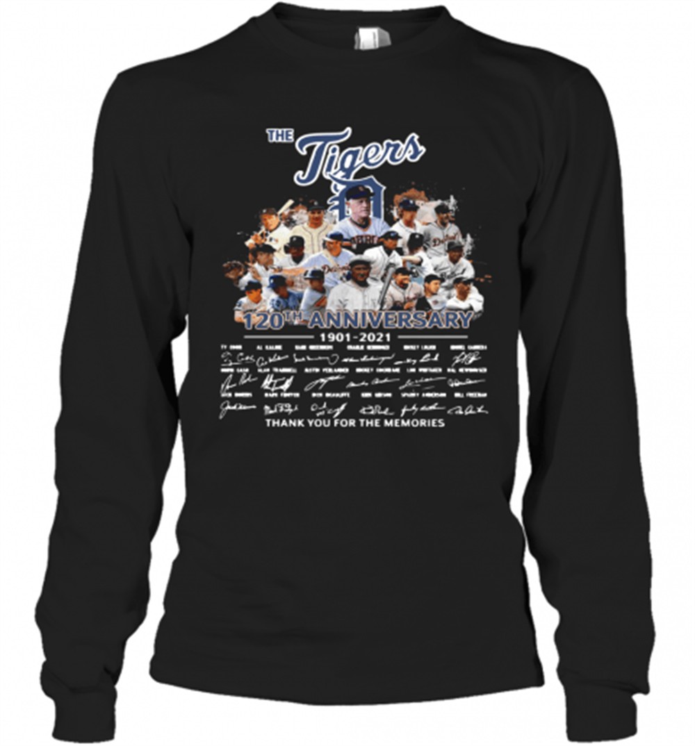 the-tigers-legends-120th-aniversary-1901-2021-thank-you-for-the-memories-signatu-hhhuporp The Tigers Legends 120Th Aniversary 1901 2021 Thank You For The Memories Signatures T-Shirt