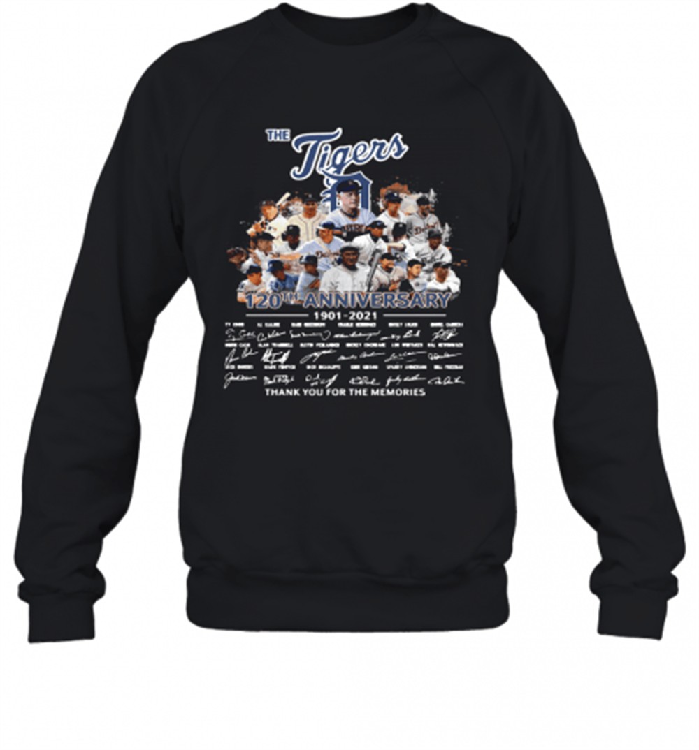 the-tigers-legends-120th-aniversary-1901-2021-thank-you-for-the-memories-signatu-hhhuporp The Tigers Legends 120Th Aniversary 1901 2021 Thank You For The Memories Signatures T-Shirt