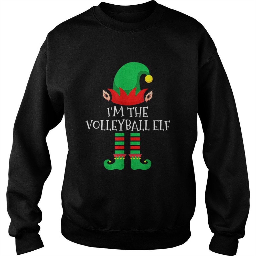 The Volleyball Elf Family Matching Group Christmas shirt