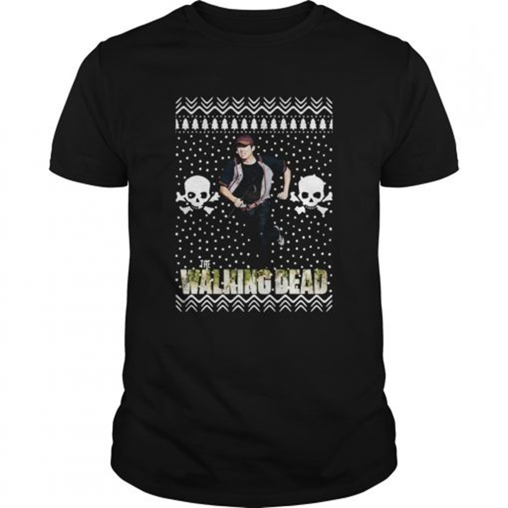 the-walking-dead-glenn-rhee-santa-hat-ugly-christmas-shirt-5jrf45my The Walking Dead Glenn Rhee Santa Hat Ugly Christmas shirt