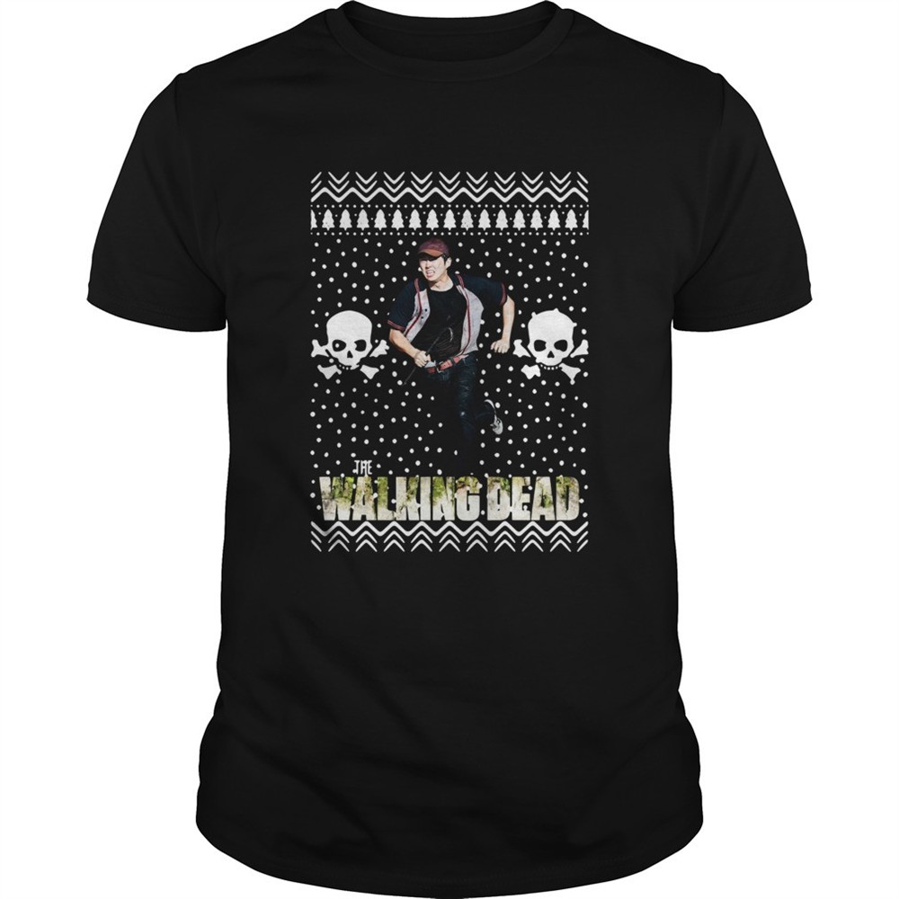 the-walking-dead-glenn-rhee-santa-hat-ugly-christmas-shirt-5jrf45my The Walking Dead Glenn Rhee Santa Hat Ugly Christmas shirt