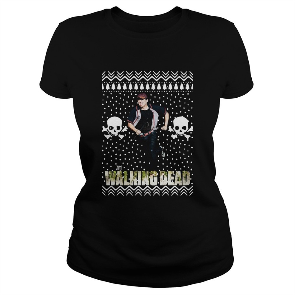 the-walking-dead-glenn-rhee-santa-hat-ugly-christmas-shirt-5jrf45my The Walking Dead Glenn Rhee Santa Hat Ugly Christmas shirt