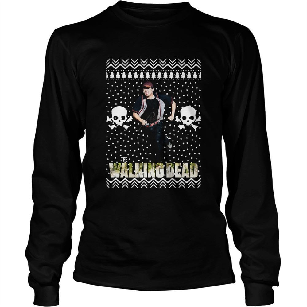 the-walking-dead-glenn-rhee-santa-hat-ugly-christmas-shirt-5jrf45my The Walking Dead Glenn Rhee Santa Hat Ugly Christmas shirt
