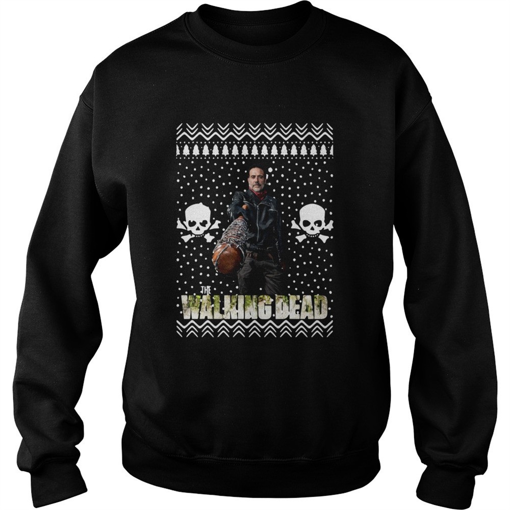 The Walking Dead Negan Santa Hat Christmas shirt