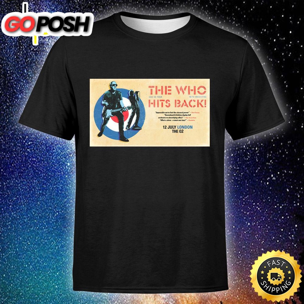 The Who Announce A Uk Summer Tour 2025 Unisex Tshirt