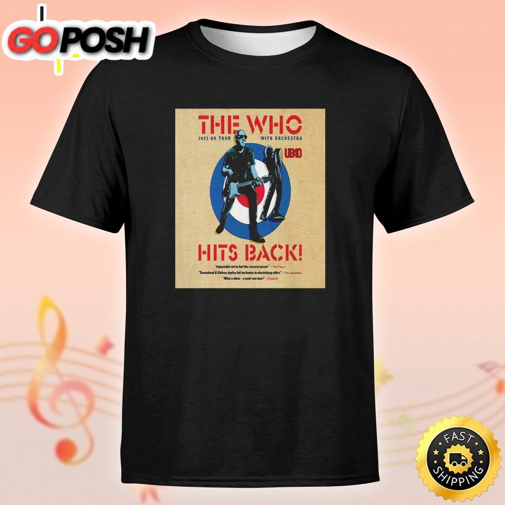 The Who Announce A Uk Summer Tour And A New Live Album 2025 Unisex Tshirt
