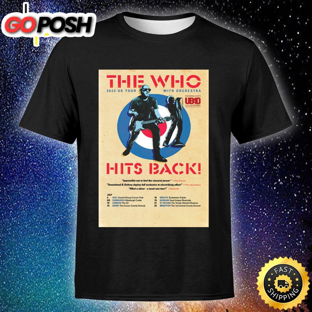 The Who Announce A Uk Summer Tour And A New Live Album Unisex Tshirt