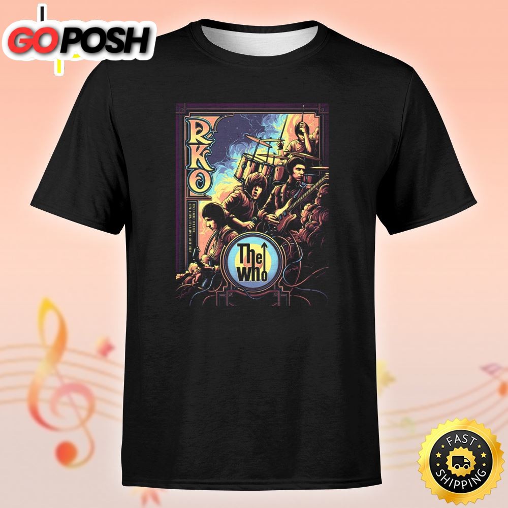 The Who New York City 1967 by Dan Mumford Unisex Tshirt