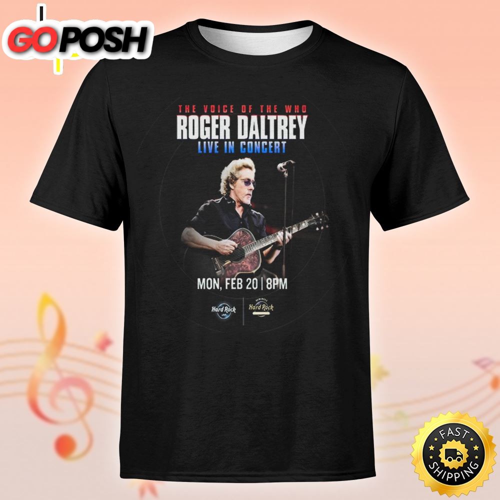 The Who Roger Daltrey Announces Uk Who Was I Tour 2025 Unisex Tshirt