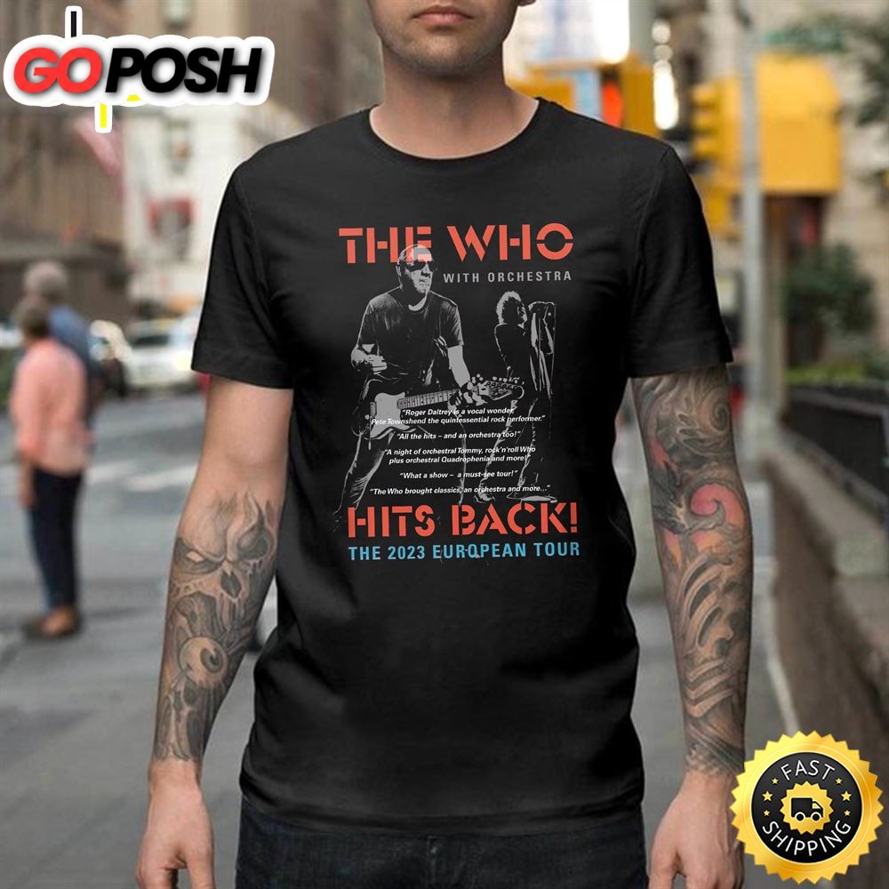 The Who Tour Dates Will Be Back On The Road In 2025 Unisex T-shirt