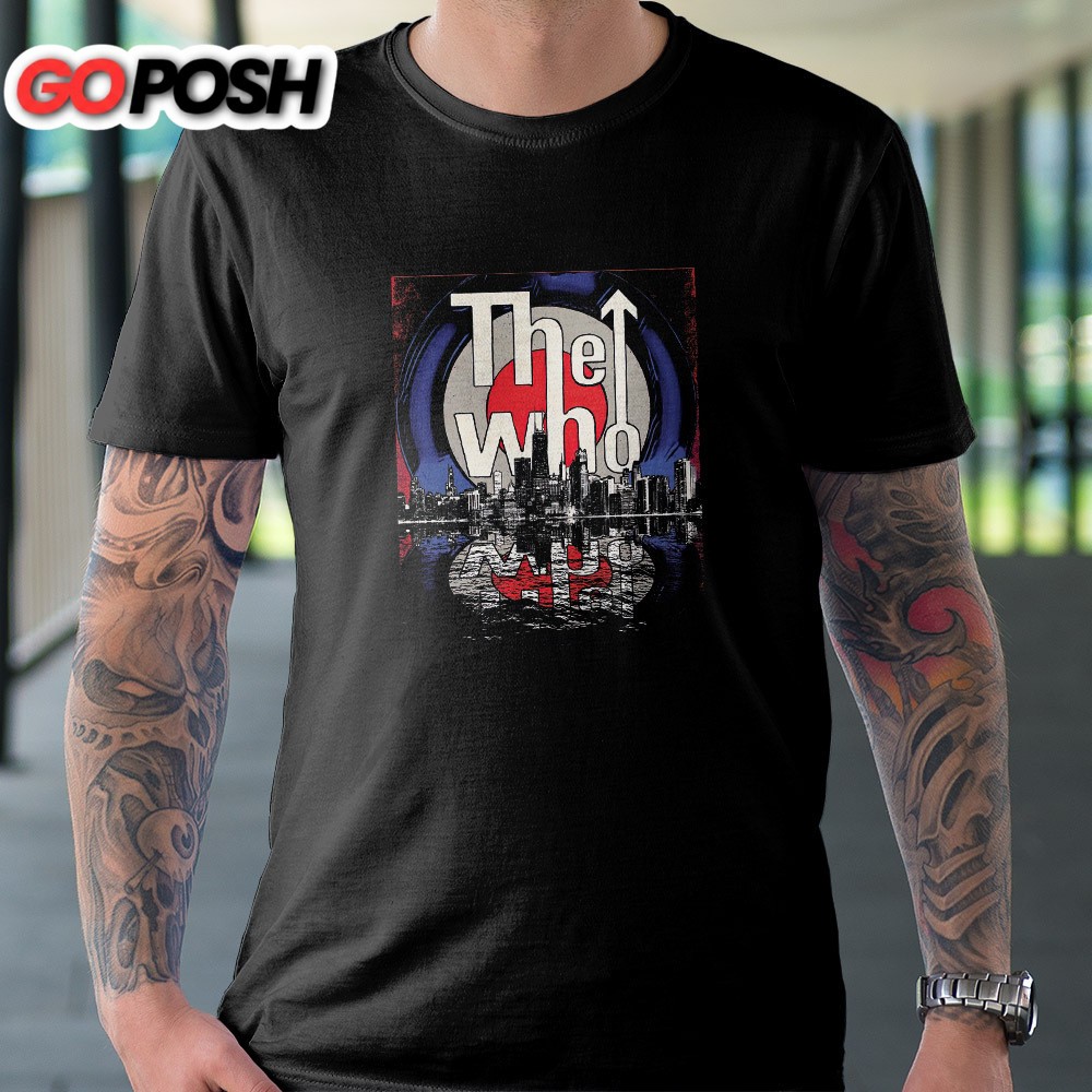 The Who Tour North America 2025 Chicago Unisex Black T Shirt