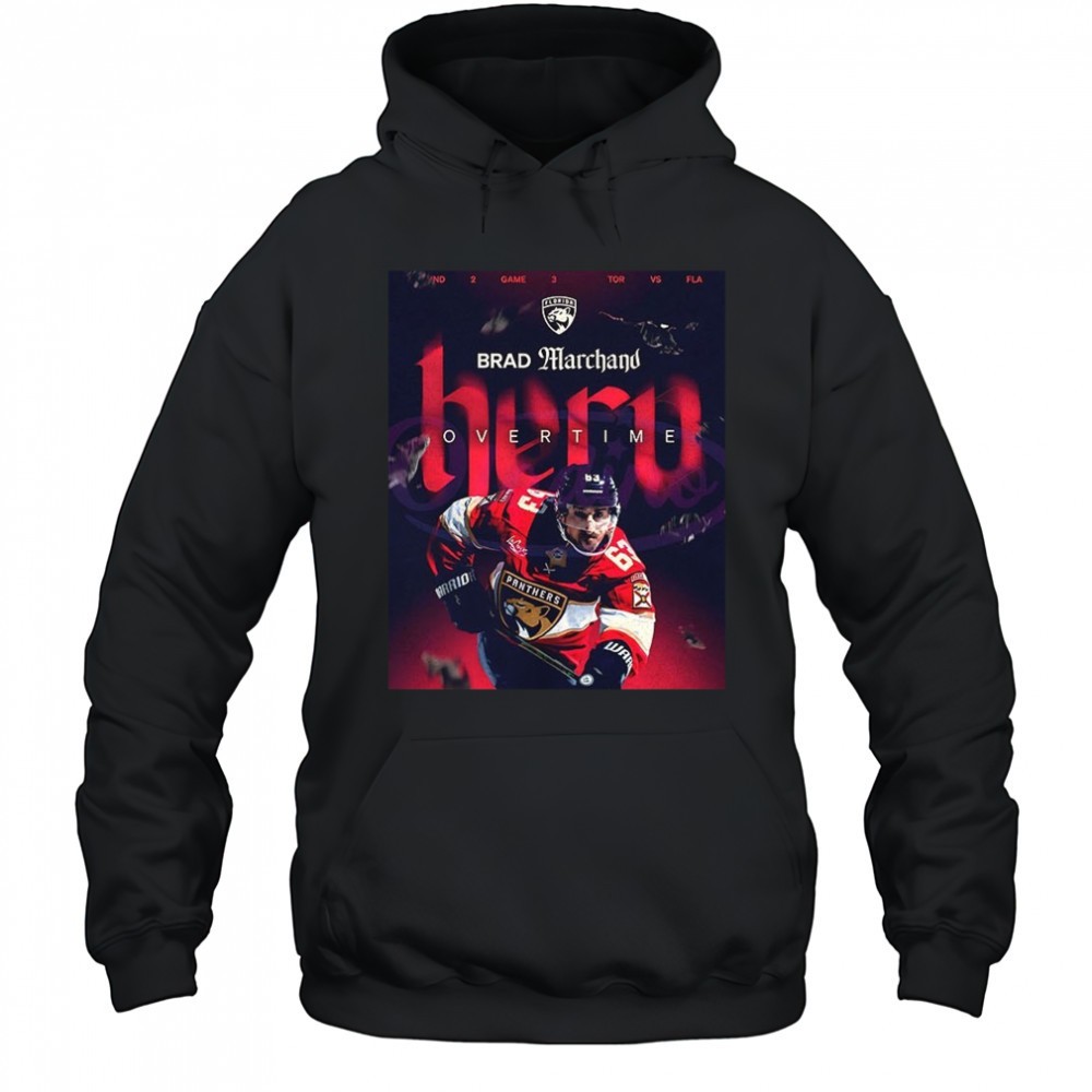There goes our herooo Brad Marchand Florida Panther shirt
