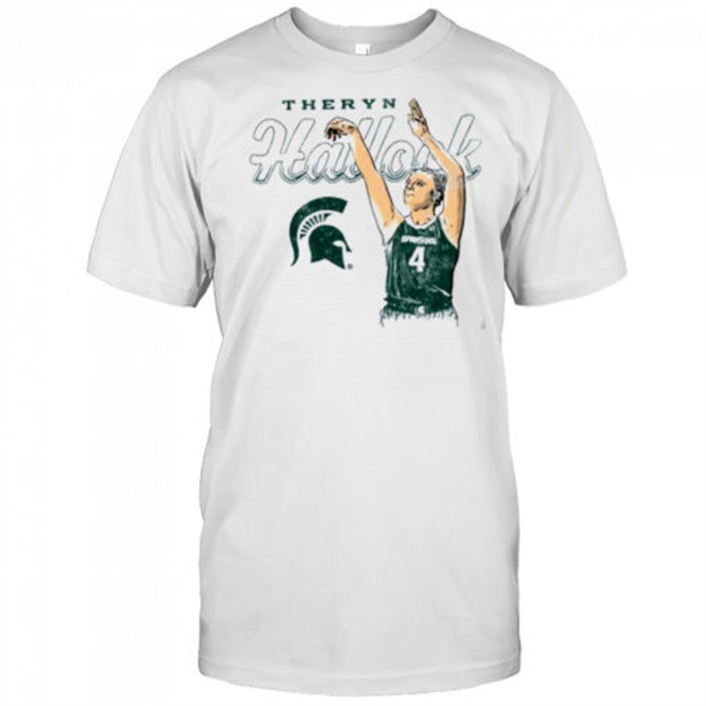 theryn-hallock-michigan-state-spartans-basketball-t-shirt-xdp2h47f Theryn Hallock Michigan State Spartans Basketball T Shirt