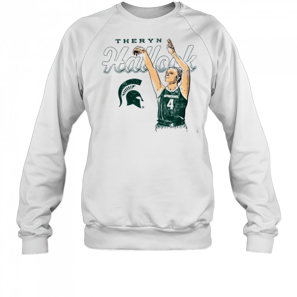 theryn-hallock-michigan-state-spartans-basketball-t-shirt-xdp2h47f Theryn Hallock Michigan State Spartans Basketball T Shirt