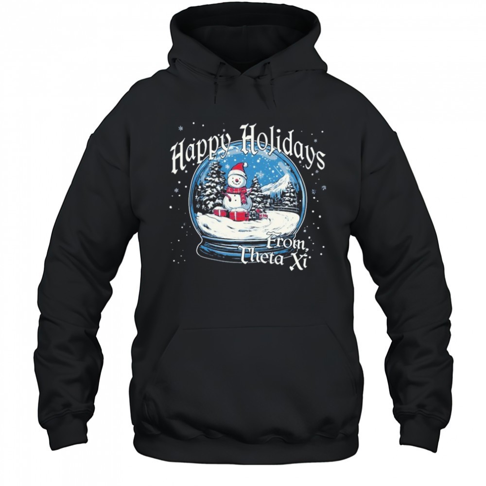 Theta Xi Happy Holidays From Christmas T-Shirt