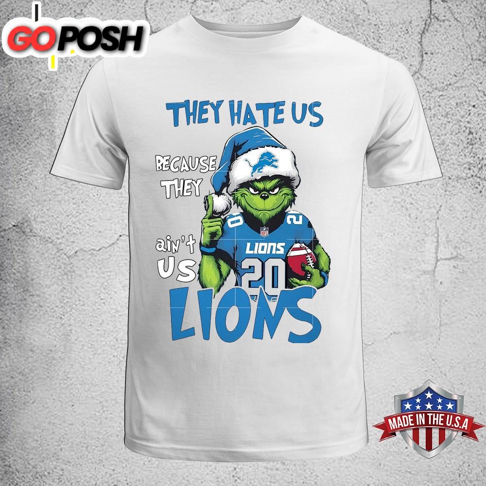 They Hate Us Because They Ain’t Us Lion Christmas Unisex T-Shirt, Sweatshirt, Hoodie