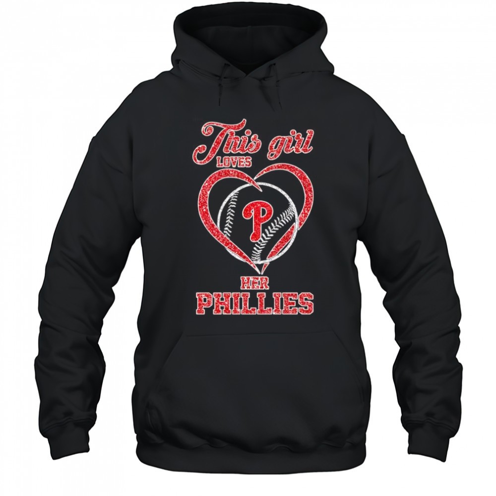 This girl loves her Philadelphia Phillies diamond shirt