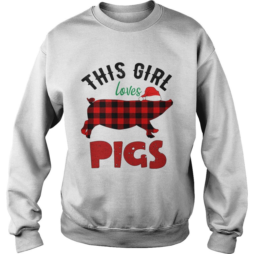This Girl Loves Pigs Christmas shirt