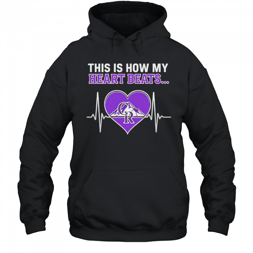 This is How My Heart Beats Colorado Rockies shirt
