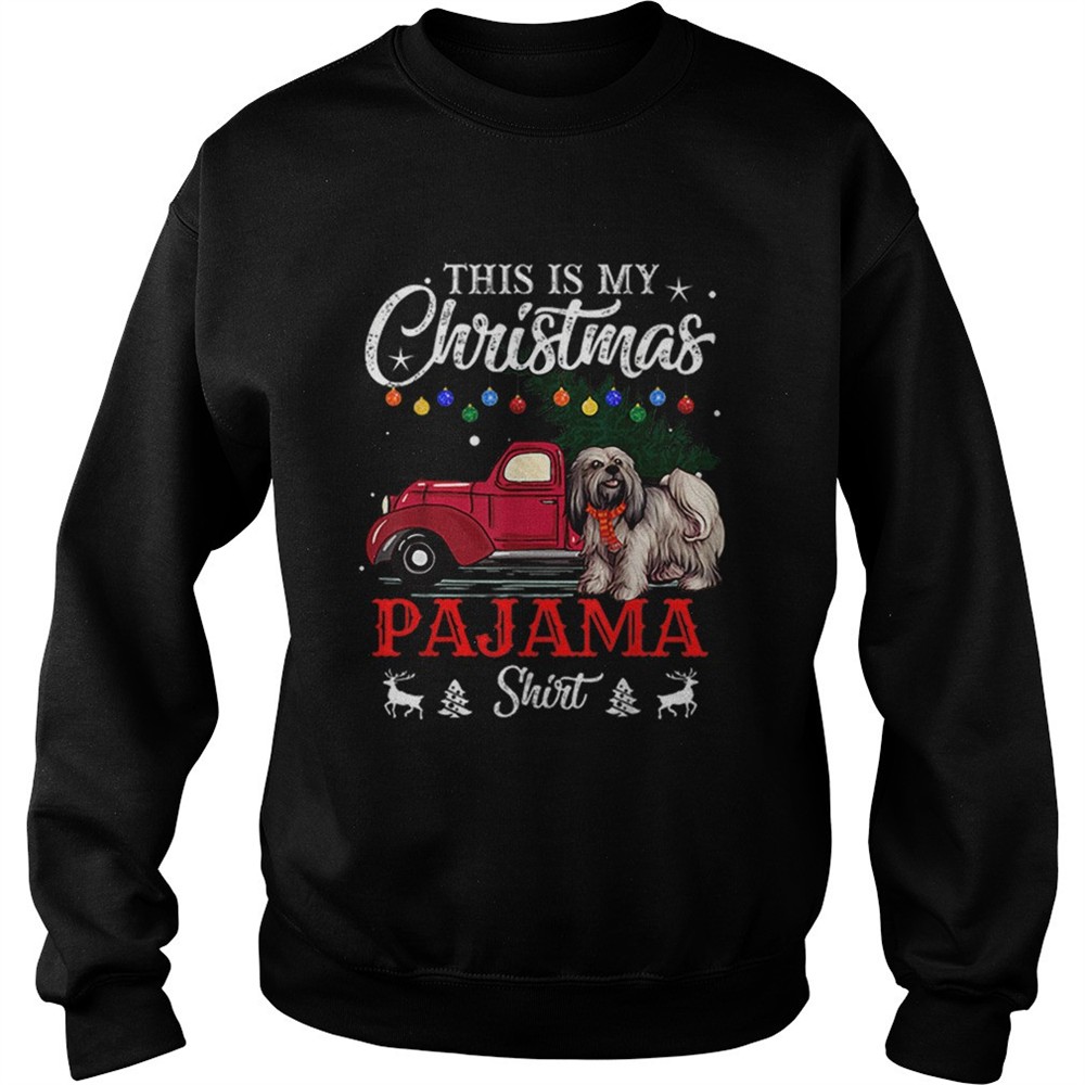 This Is My Christmas Pajama Lhasa Apso shirt