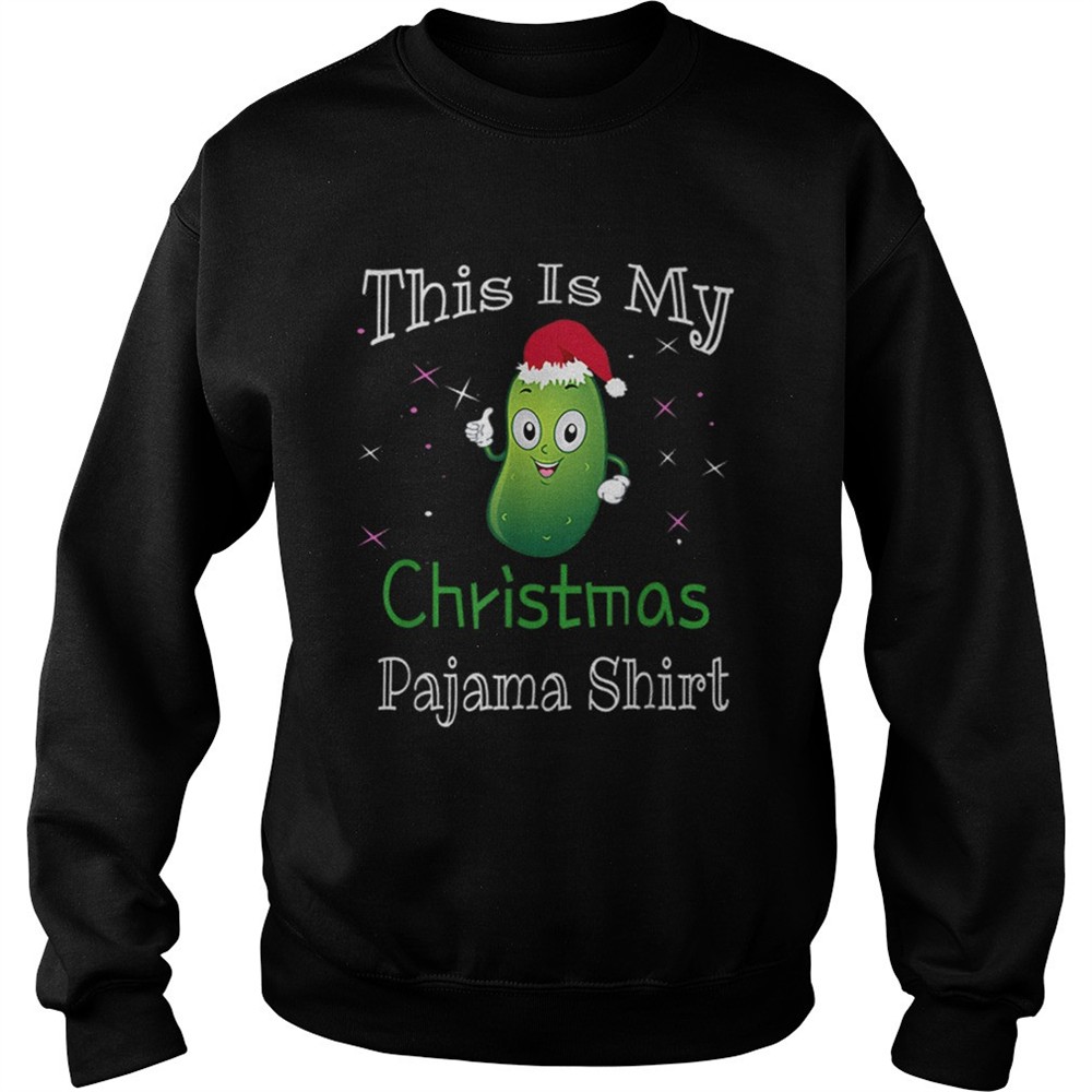 This Is My Christmas Pajama Pickle Cucumber Gifts shirt