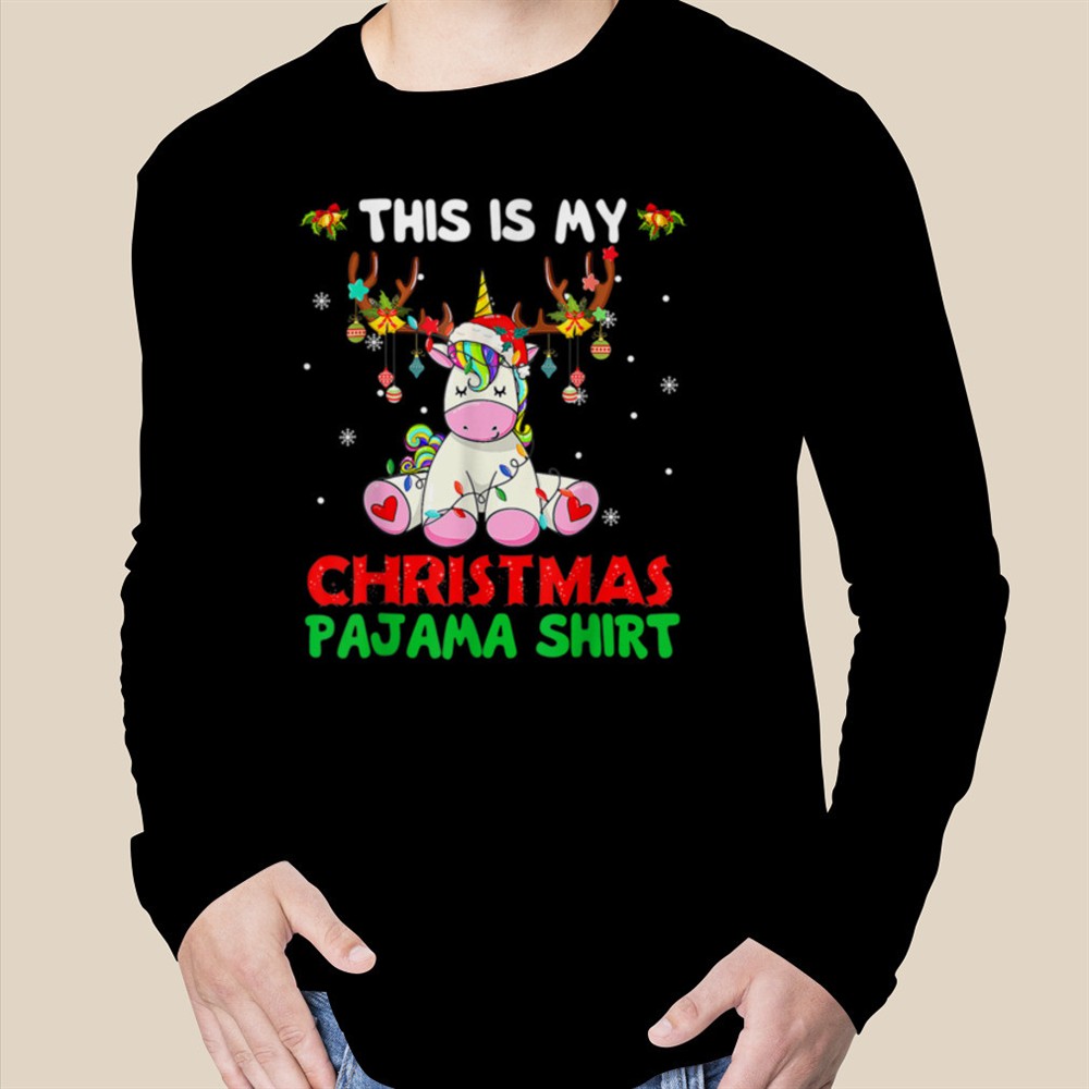 this-is-my-christmas-pajama-shirt-unicorn-santa-hat-lights-t-shirt-b0bmb55bmr-l3p75ors This Is My Christmas Pajama Shirt Unicorn Santa Hat Lights T-Shirt B0BMB55BMR