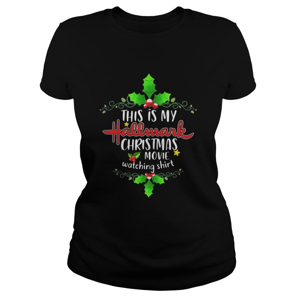 This is my Hallmark Christmas movie watching grapes fruit Christmas shirt
