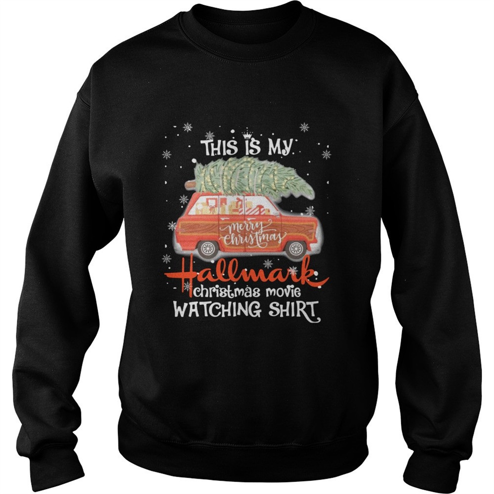 This is my Hallmark Christmas movie watching red car shirt