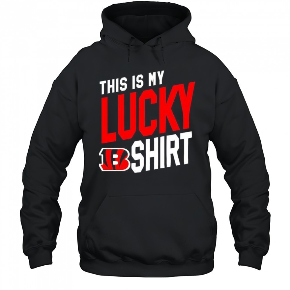 This is my lucky Cincinnati Bengals shirt