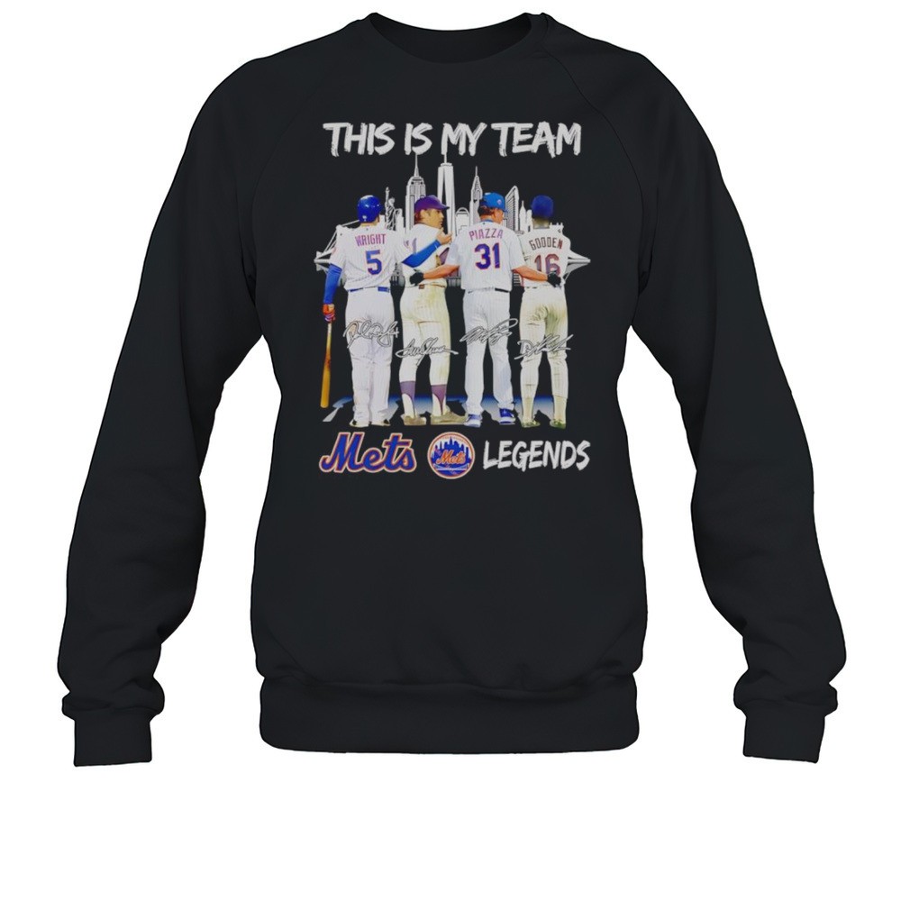 This Is My Team Mets Legends Signature Shirt