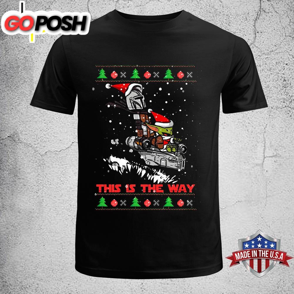 This Is The Way Baby Yoda Ugly Christmas Unisex T-Shirt