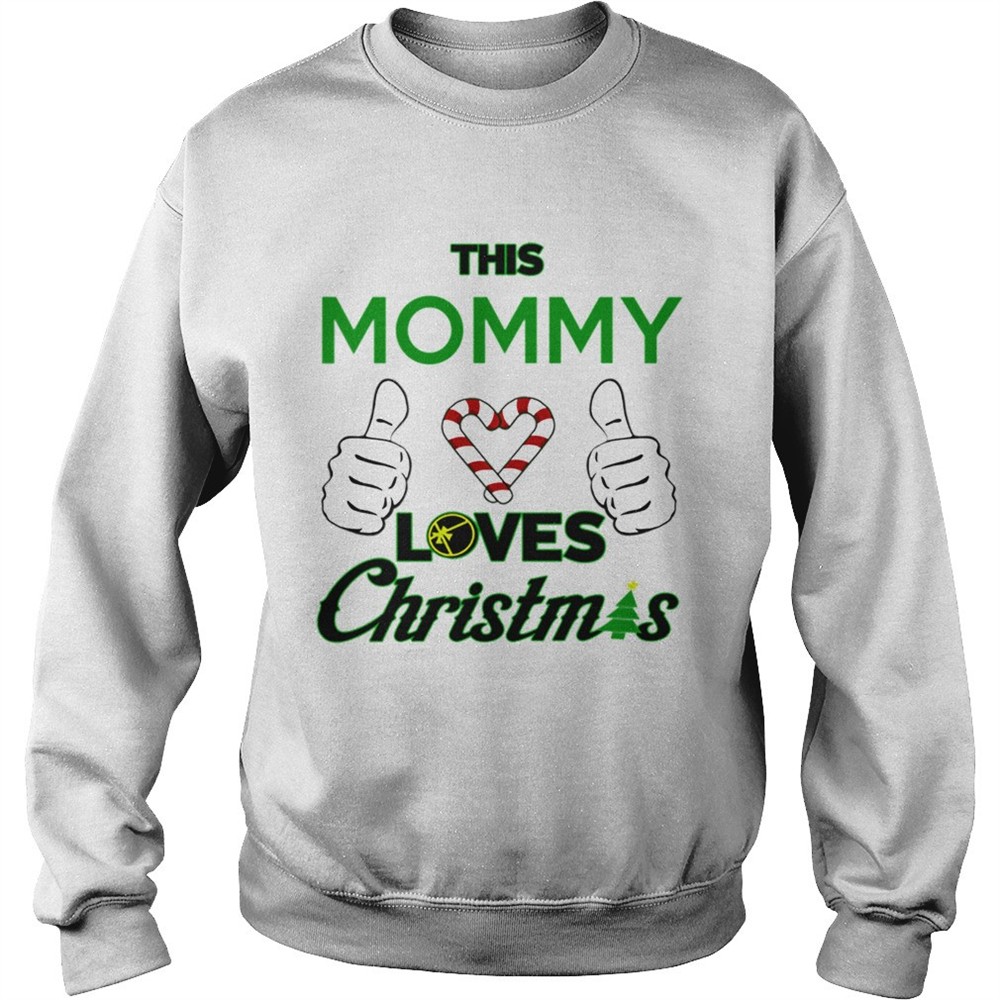 This Mommy Loves Christmas Cool Mom Mamma Holiday shirt