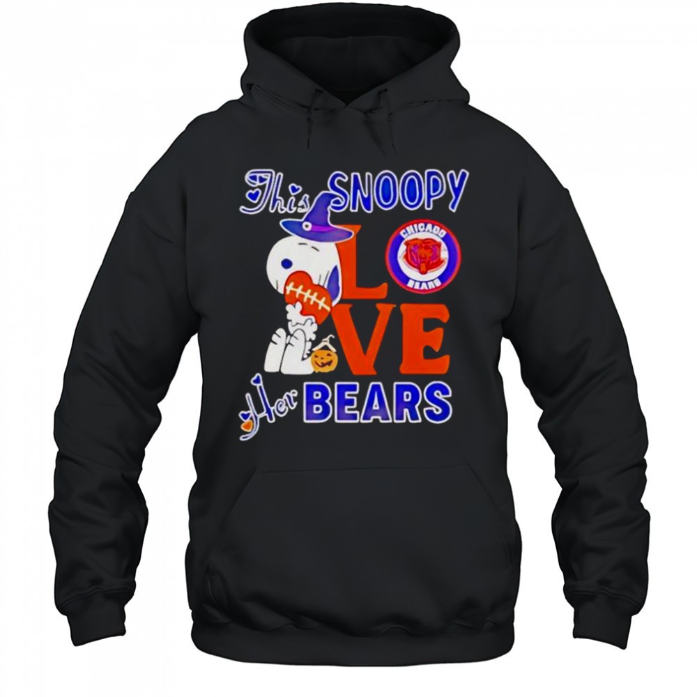 This Snoopy Love Her Chicago Bears T-Shirt