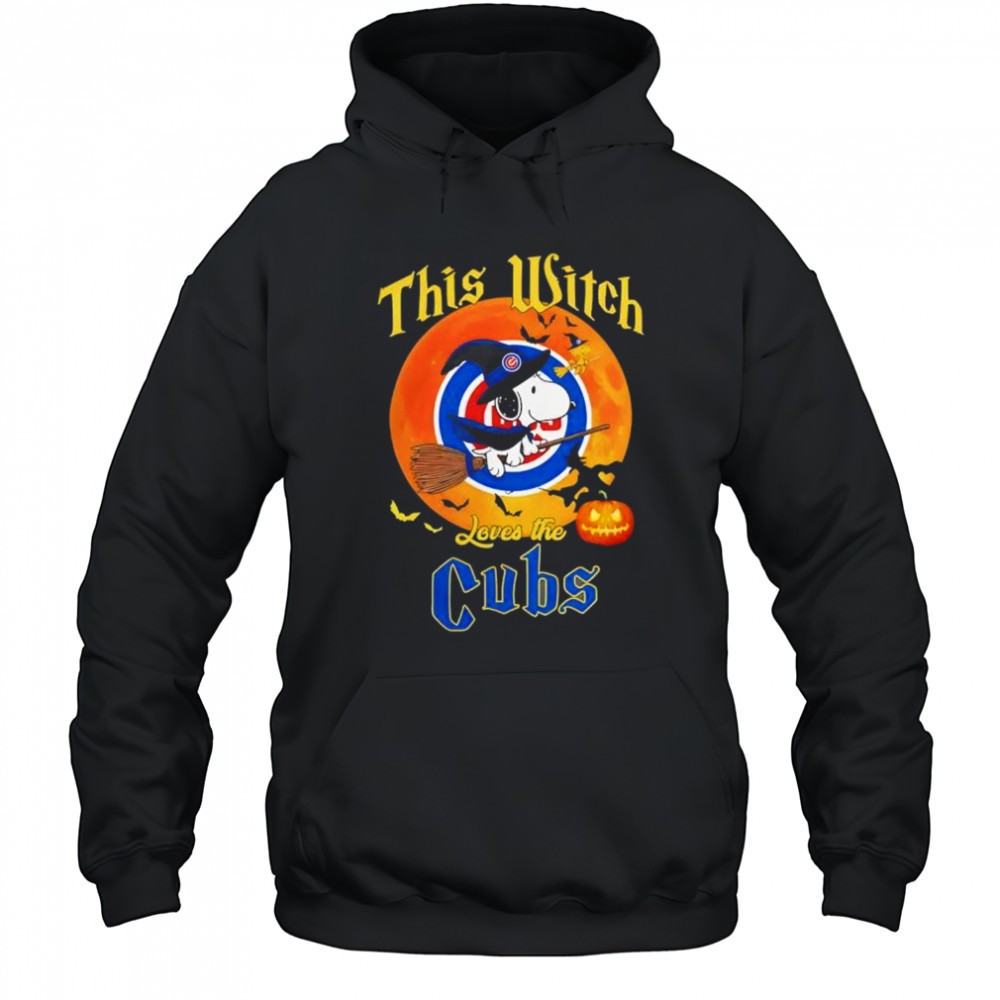 This Witch Loves The Chicago Cubs Snoopy Halloween shirt