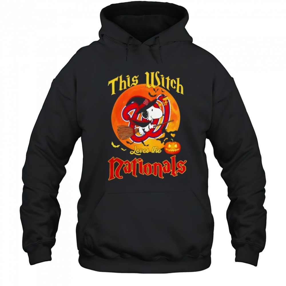 This Witch Loves The Washington Nationals Snoopy Halloween shirt