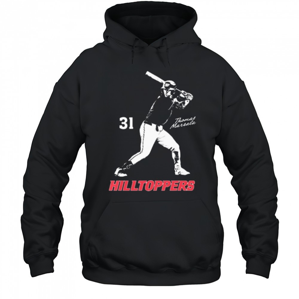 Thomas Marsala Illustrated 31 Western Kentucky Hilltoppers baseball NCAA Division I 2025 t-shirt