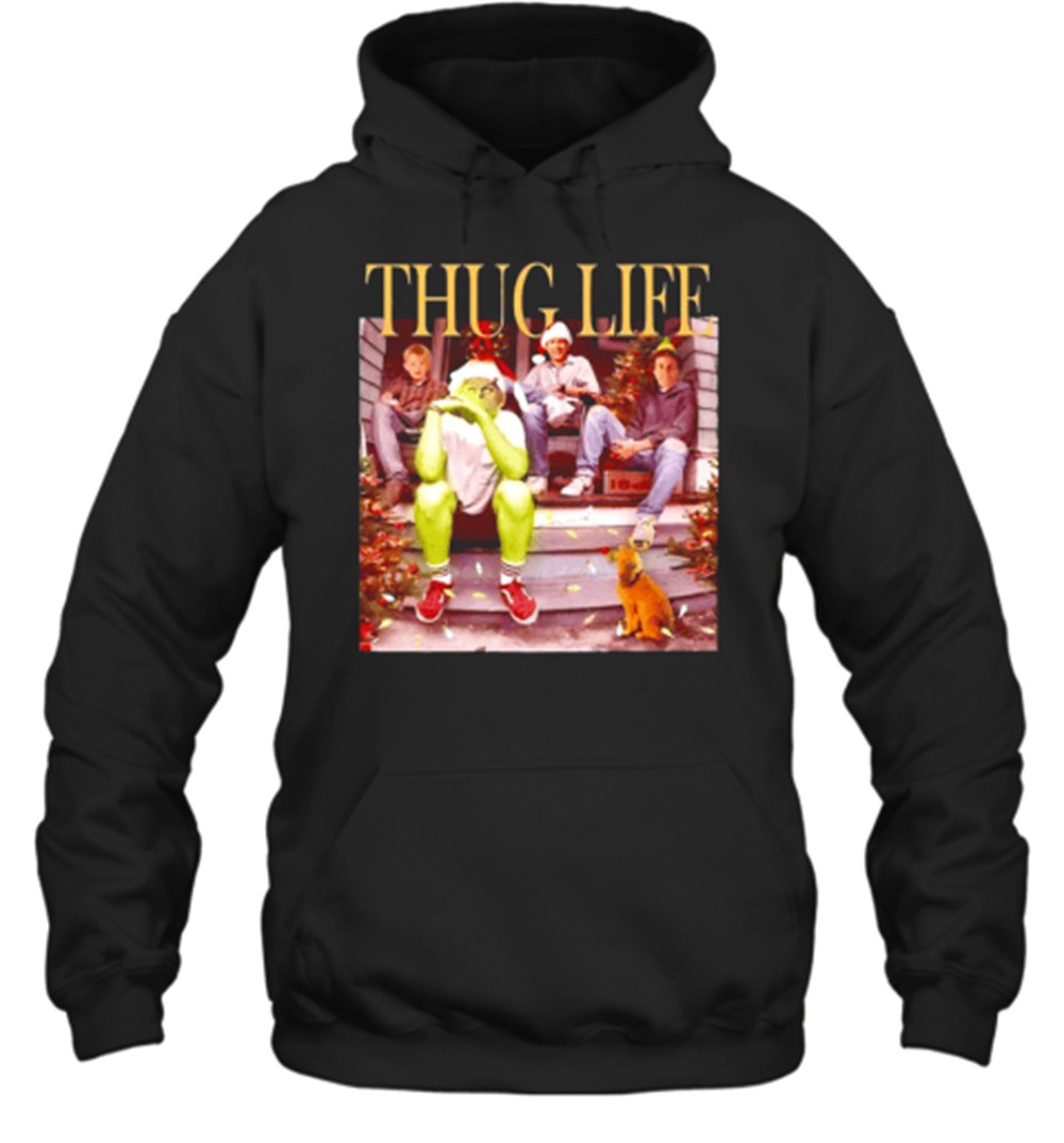 Thug Life Grinch Christmas T-Shirt