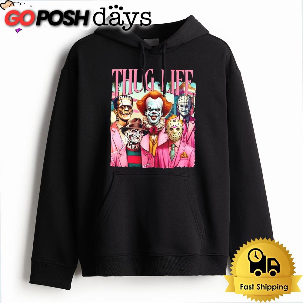 Thug Life Horror Movie Hoodie