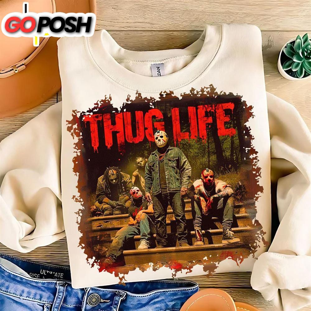 Thug Life Horror Shirt Horror Movie Character Thug Life Shirt
