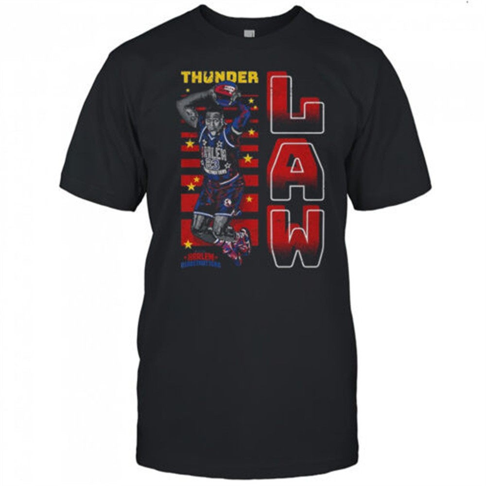 thunder-law-harlem-globetrotters-jam-shirt-kvod4d8d Thunder Law Harlem Globetrotters Jam shirt